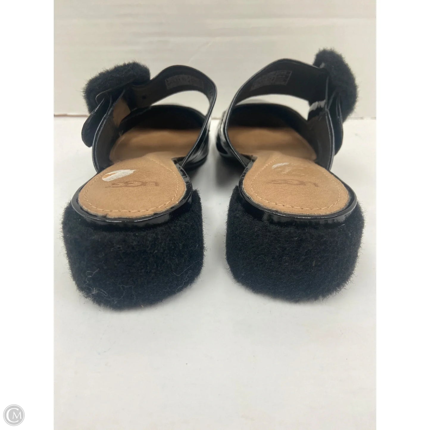 Sandals Designer By Ugg In Black, Size: 7