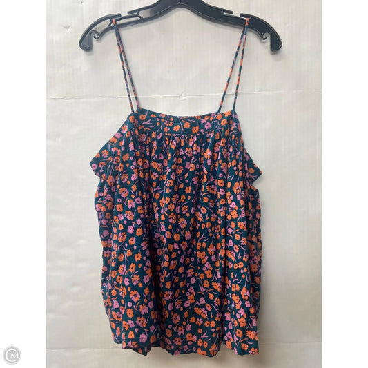 Top Sleeveless By Universal Thread In Blue, Size: Xl