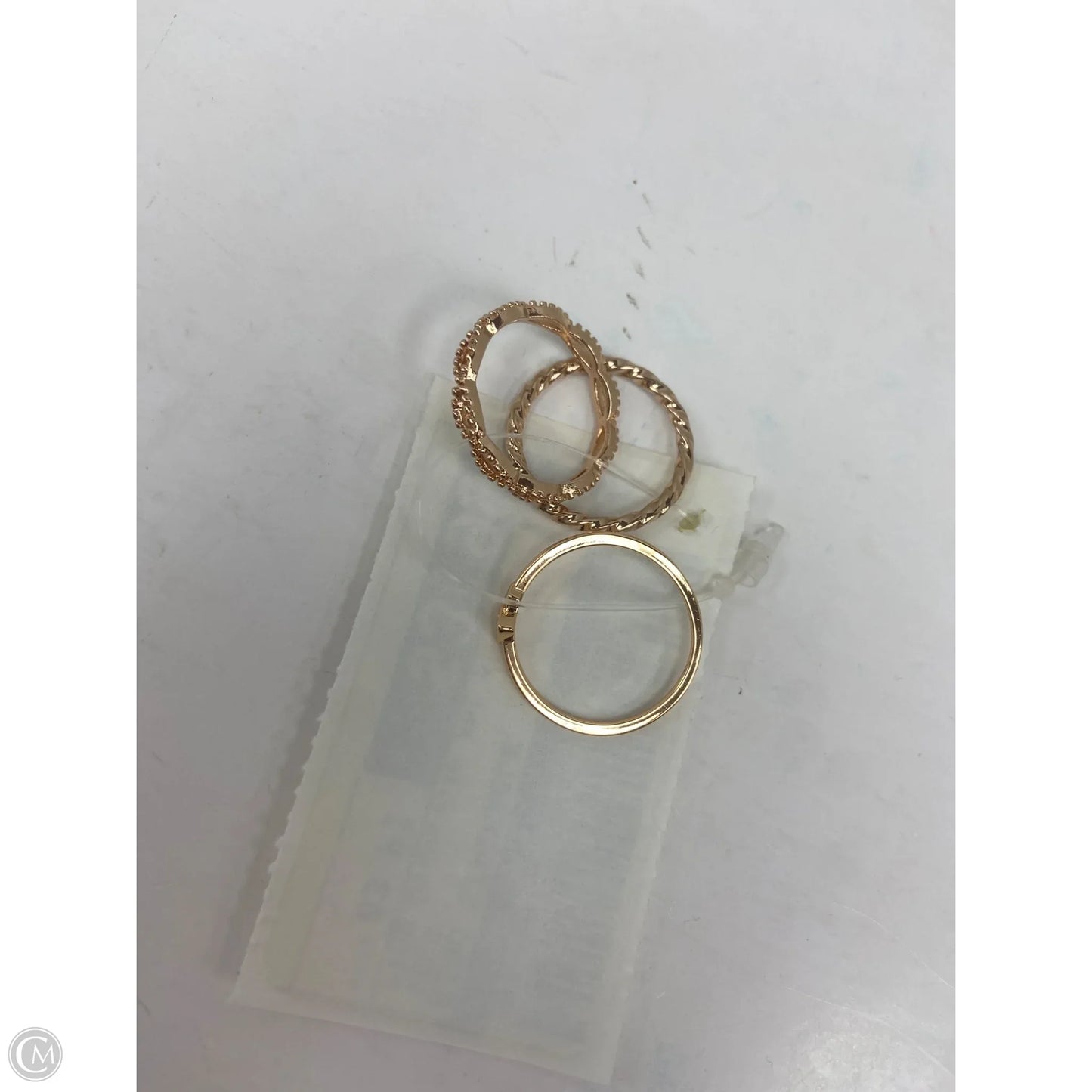 Ring Stackable By Cmf, Size: 03 Piece Set