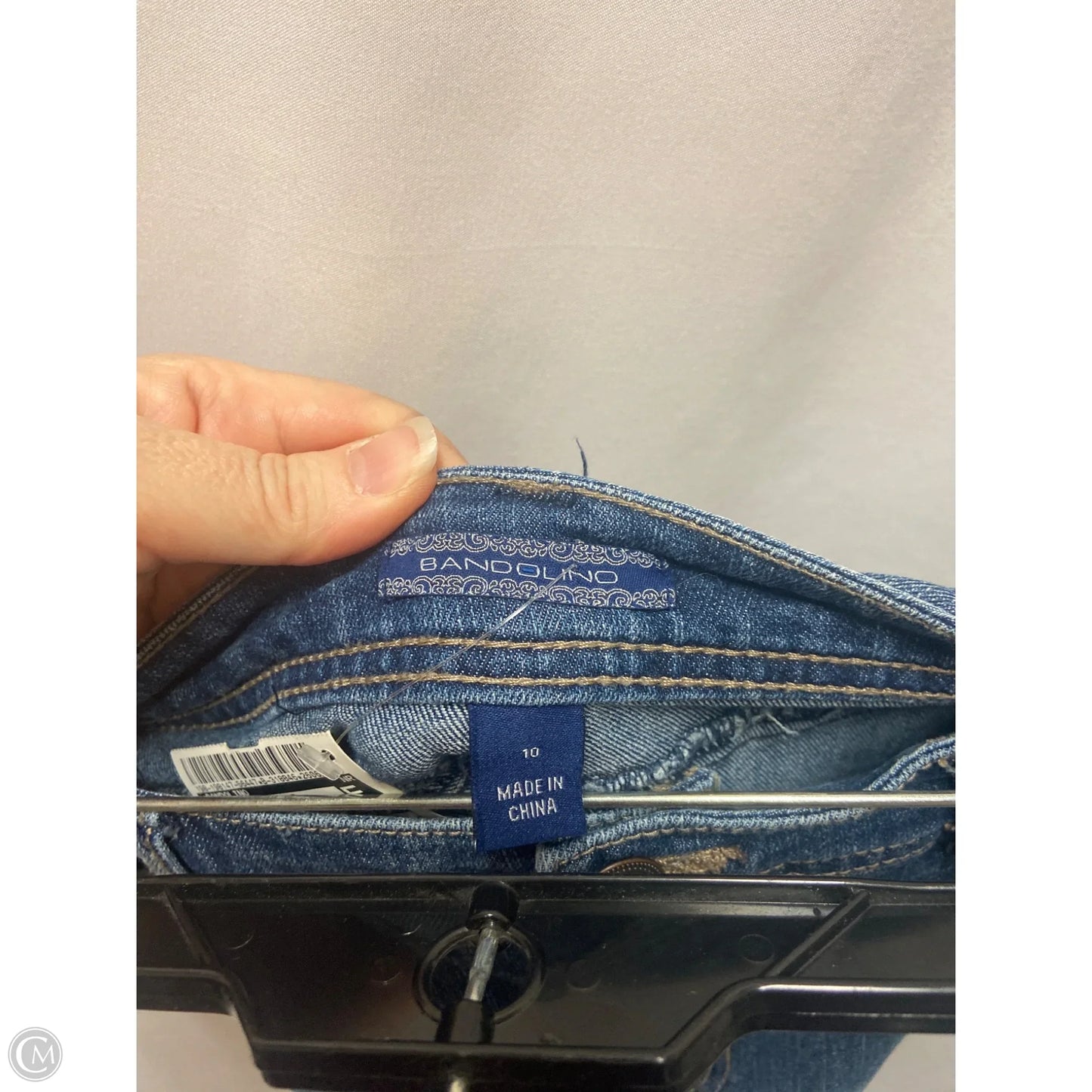 Skirt Mini & Short By Bandolino In Blue Denim, Size: 10