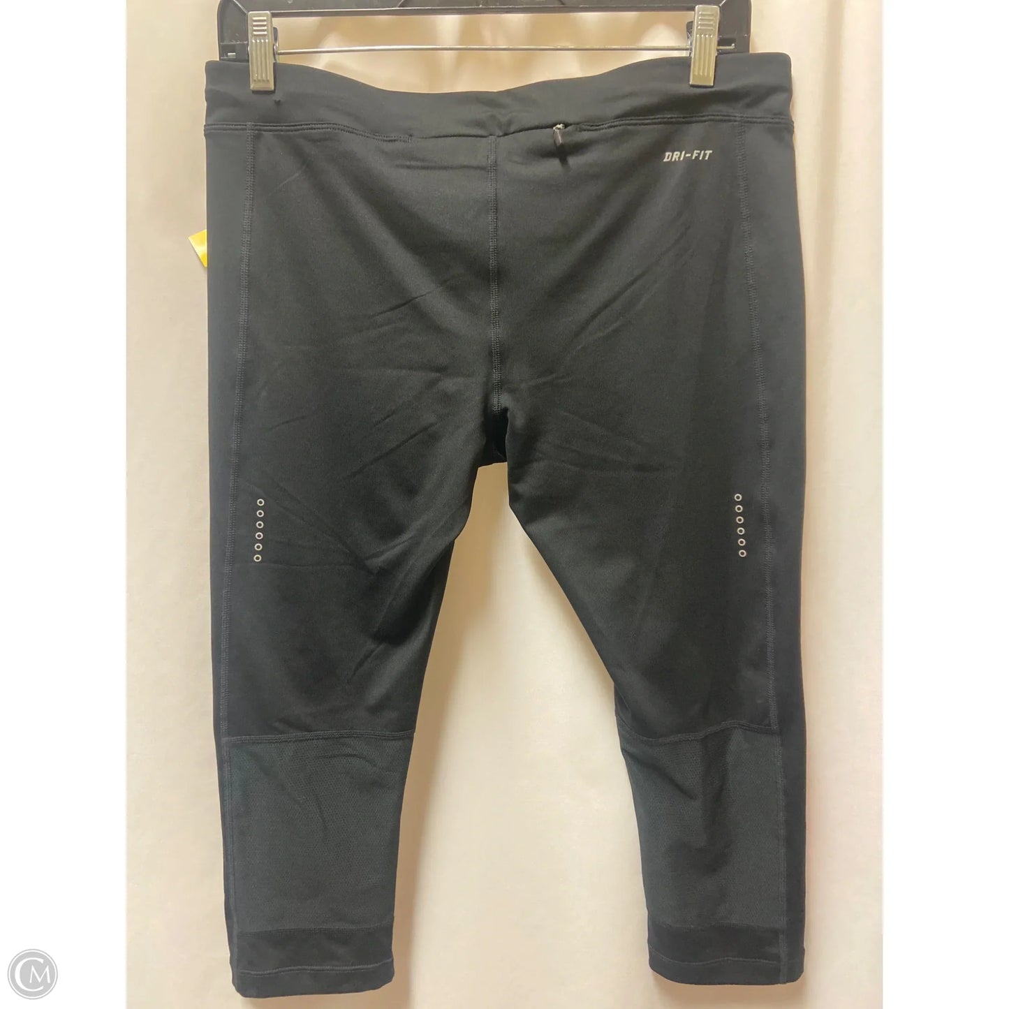 Athletic Capris By Nike In Black, Size: L