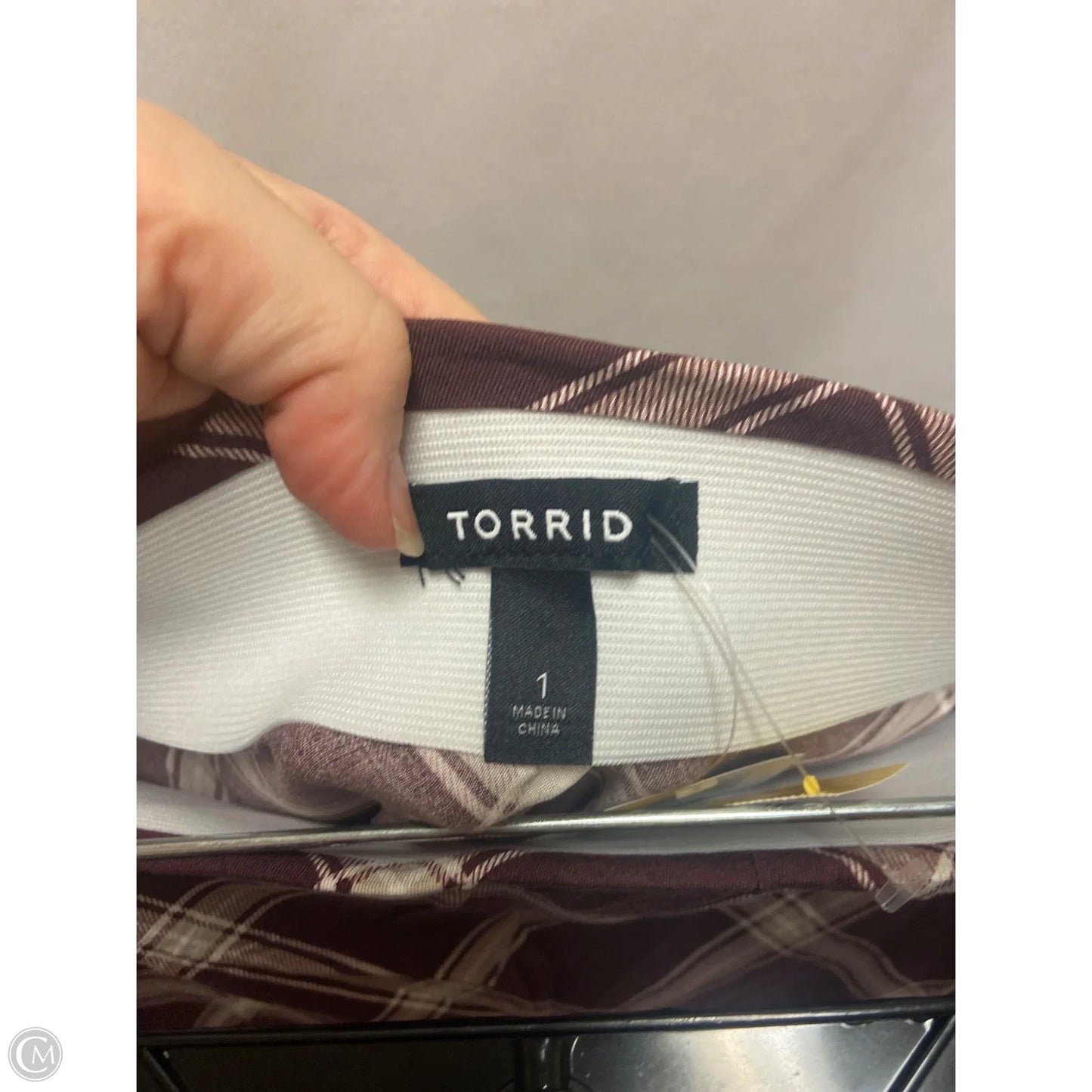 Skirt Midi By Torrid In Plaid Pattern, Size: 1x