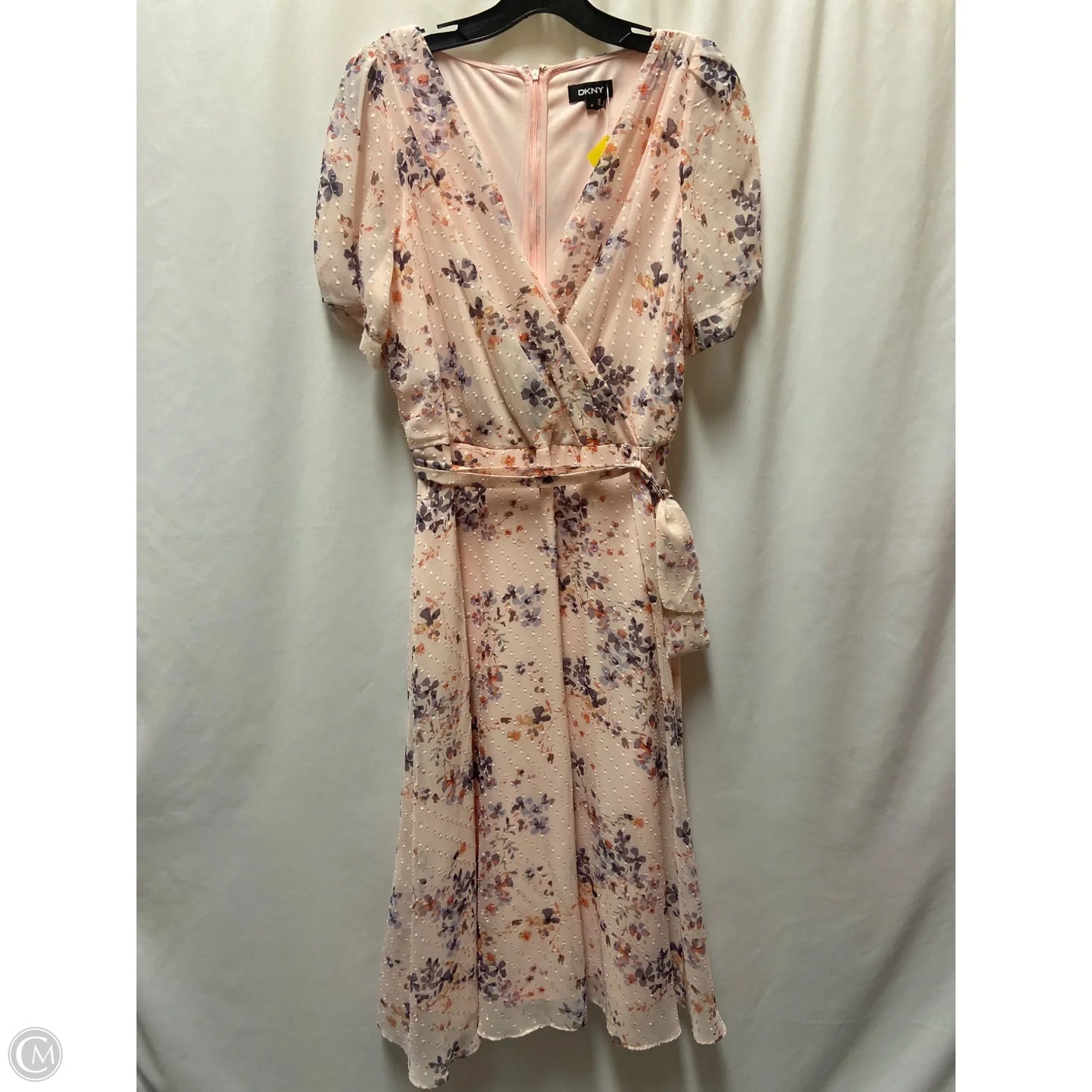 Dress Casual Maxi By Dkny In Pink, Size: L