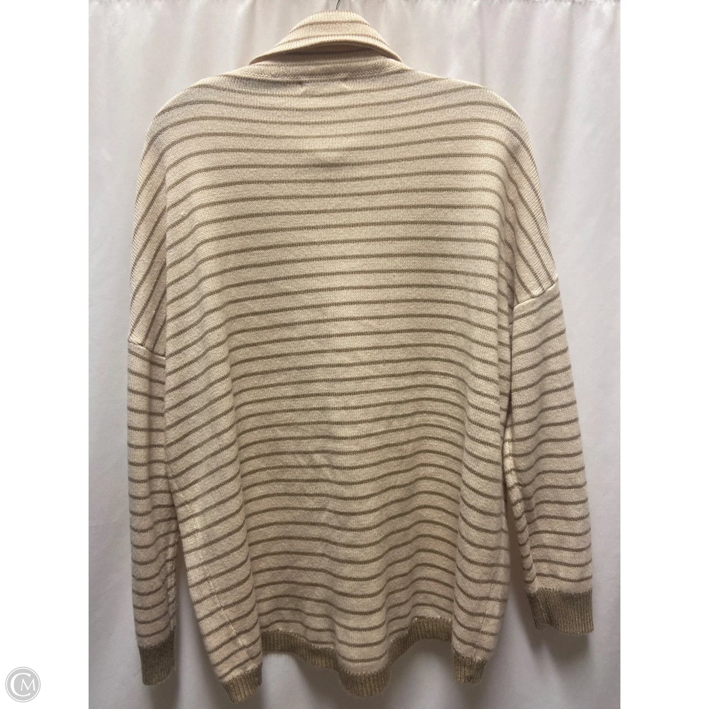 Sweater By Clothes Mentor In Tan, Size: L