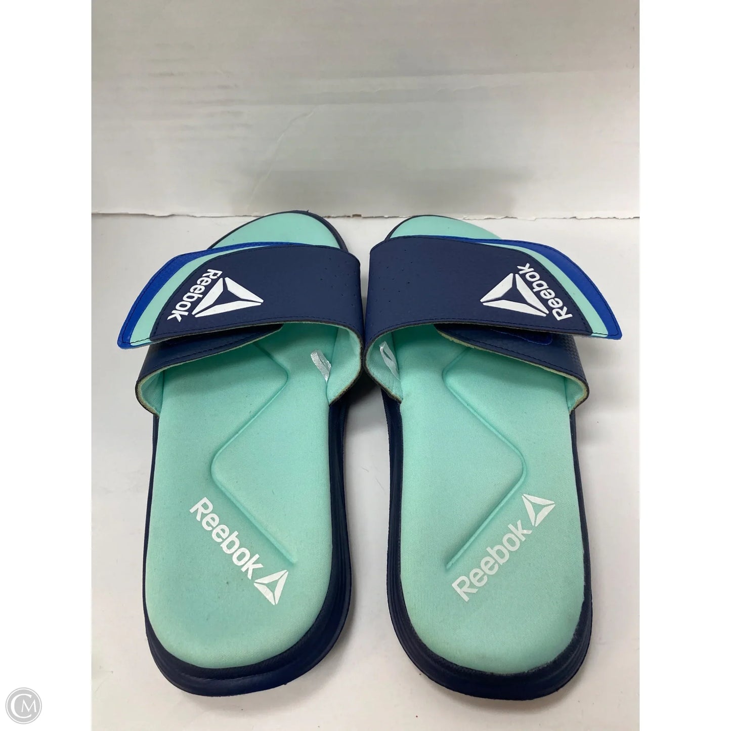 Sandals Flats By Reebok In Teal, Size: 10