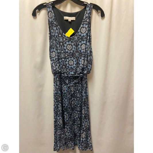Dress Casual Midi By Loft In Blue, Size: Xs