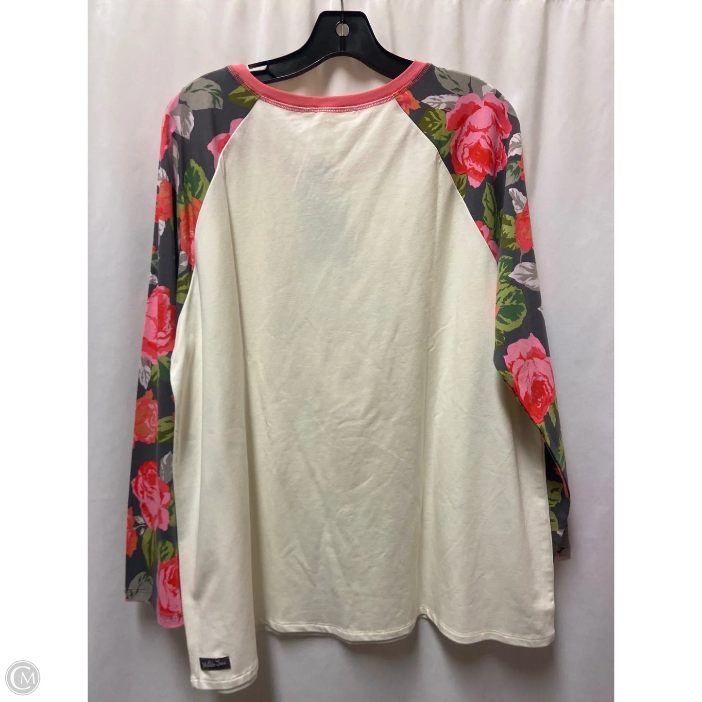 Top Long Sleeve By Matilda Jane In Cream, Size: Xxl