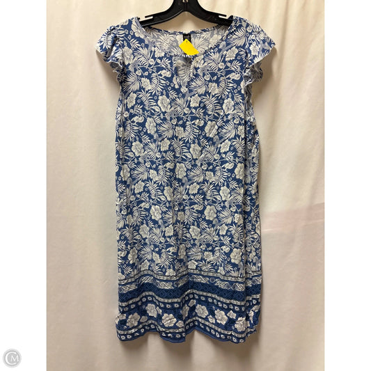 Dress Casual Midi By Emery Rose In Blue, Size: Xl