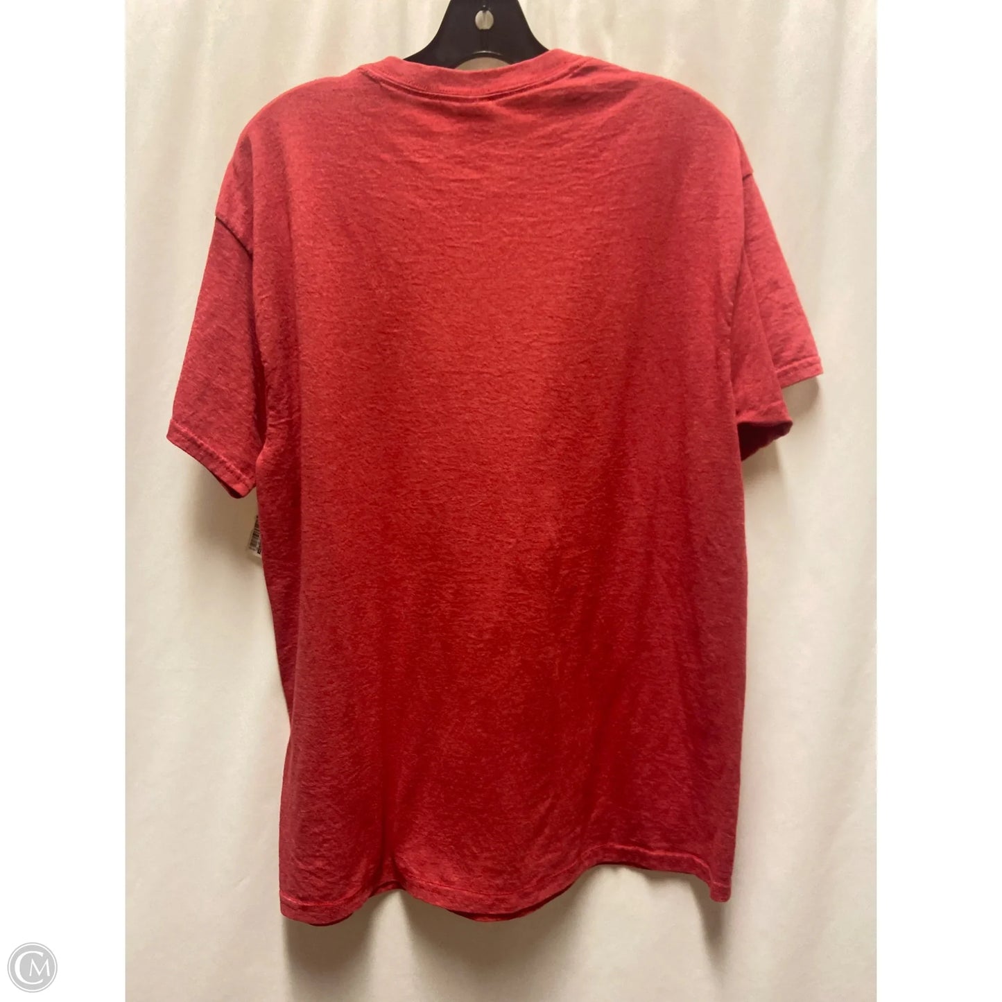 Top Short Sleeve By Gildan In Red, Size: L