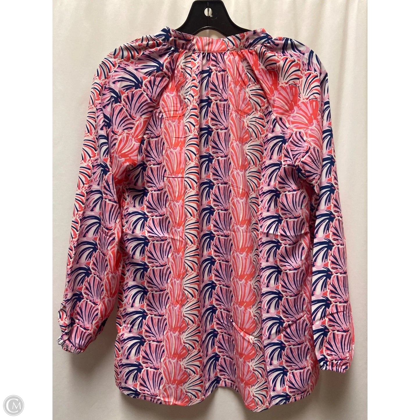 Top Long Sleeve By Simply Southern In Pink, Size: S