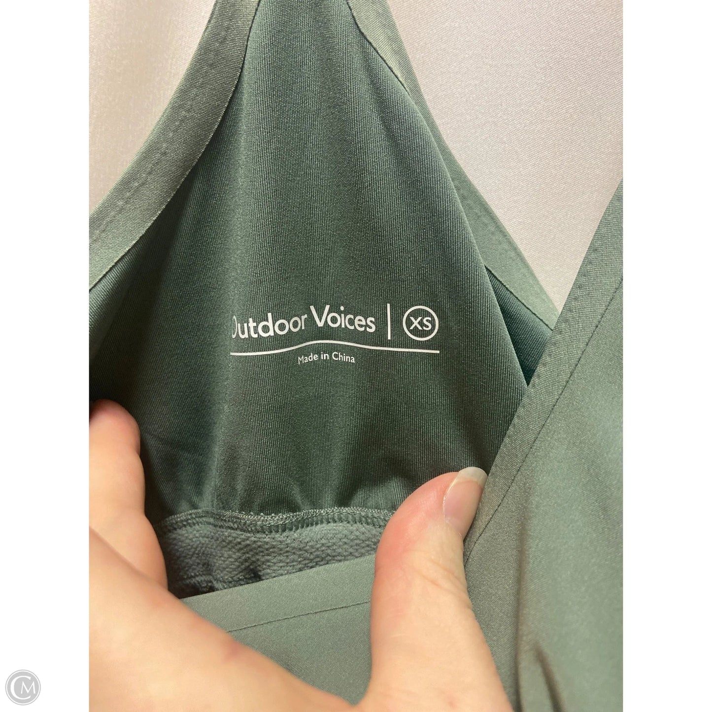 Athletic Dress By Outdoor Voices In Green, Size: Xs