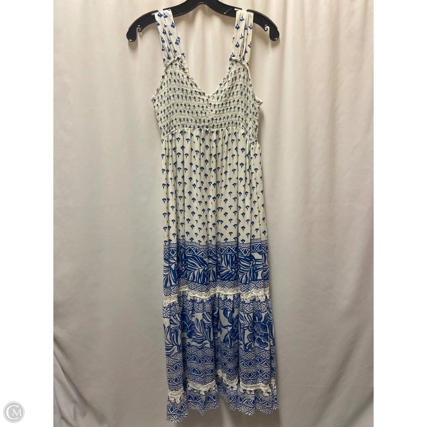 Dress Casual Maxi By Angie In Cream, Size: M