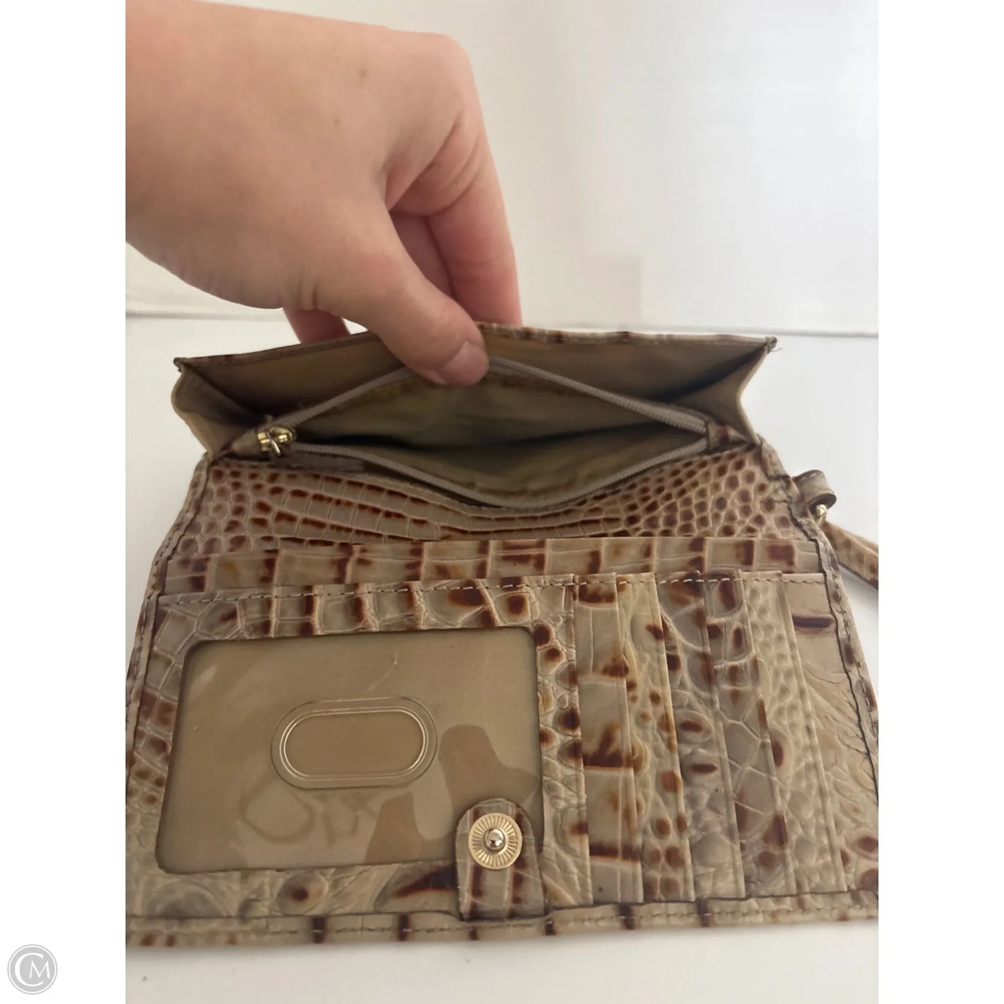 Wristlet Designer By Brahmin, Size: Medium