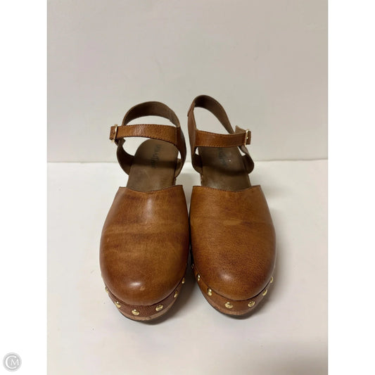 Shoes Heels Block By Diba In Brown, Size: 9.5