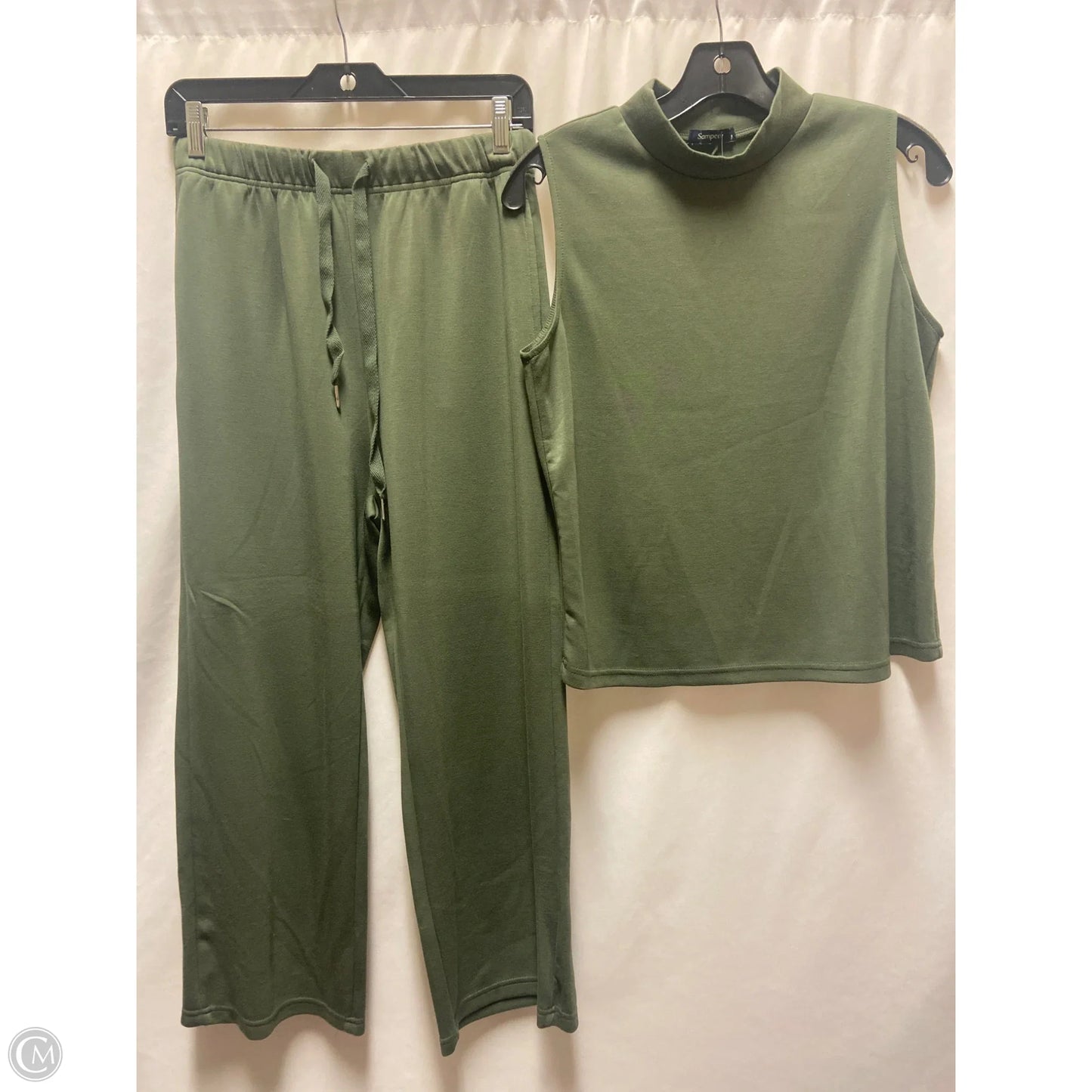 Pants Set 2pc By Clothes Mentor In Green, Size: M
