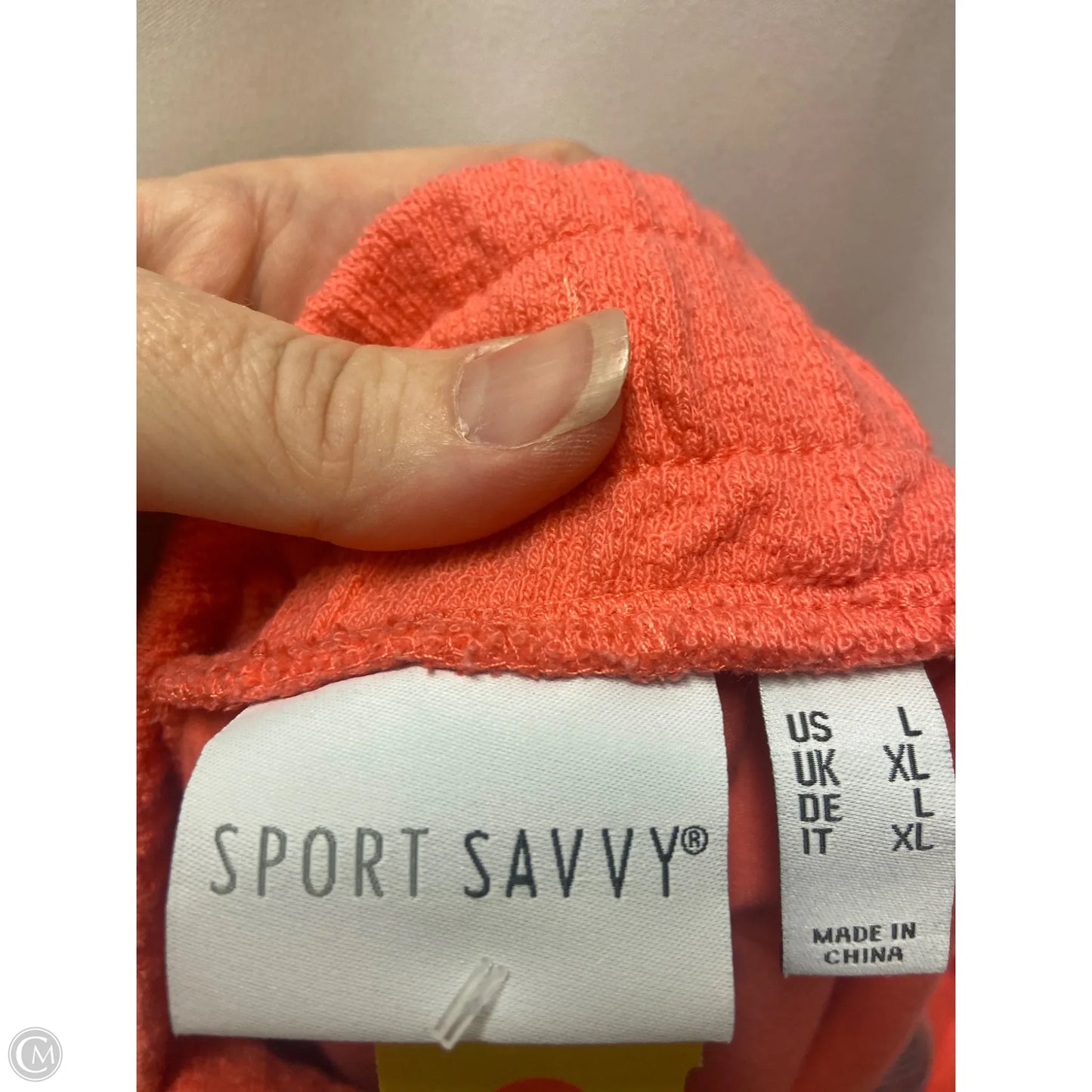 Skort By Clothes Mentor In Coral, Size: L