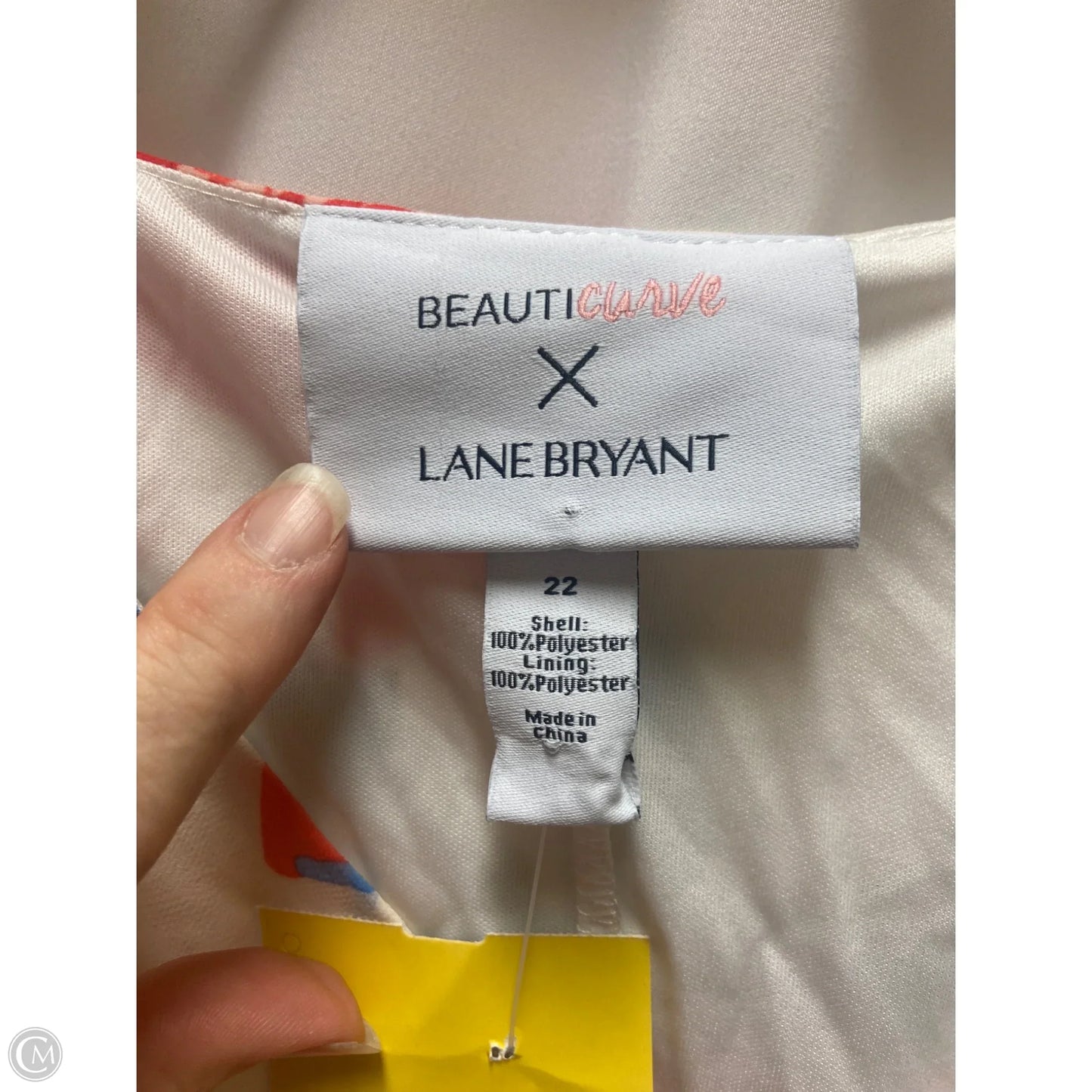 Dress Casual Midi By Lane Bryant In Cream, Size: 3x