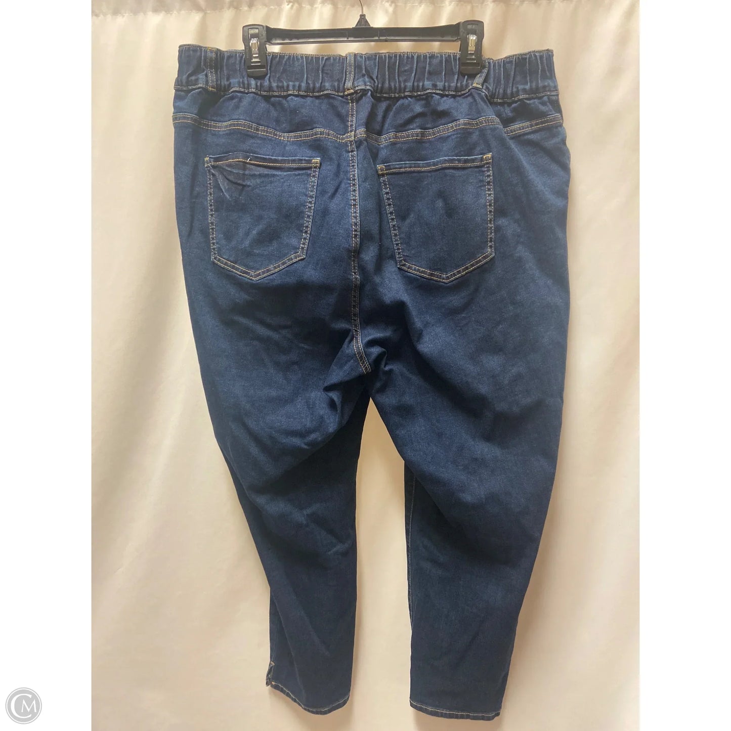 Jeans Straight By Ashley Stewart In Blue Denim, Size: 22