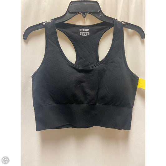 Athletic Bra By Clothes Mentor In Black, Size: Xl