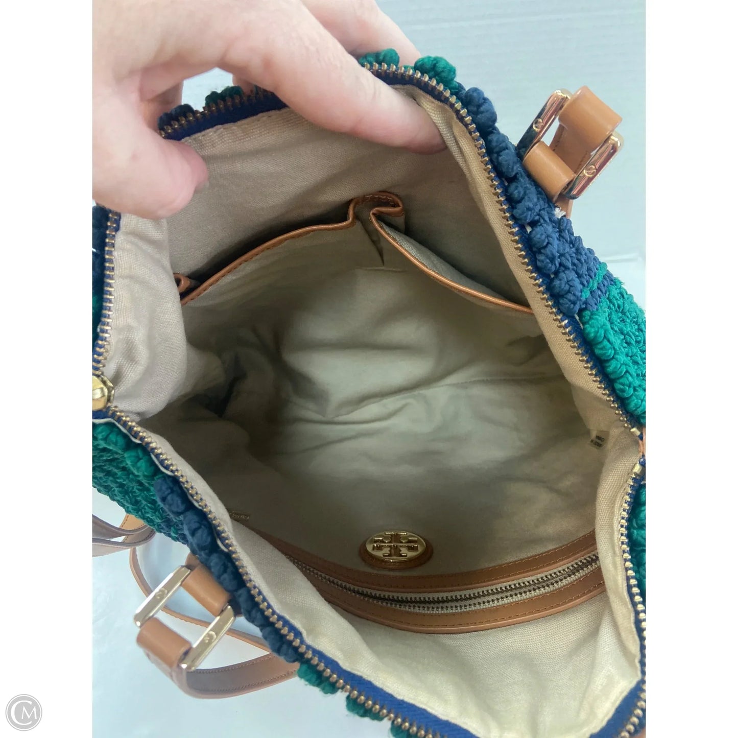 Handbag Designer By Tory Burch, Size: Large