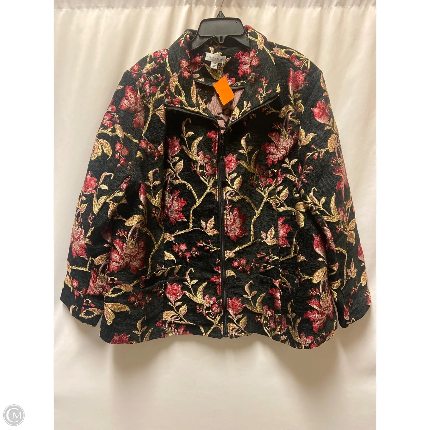 Coat Other By Susan Graver In Black, Size: 4x