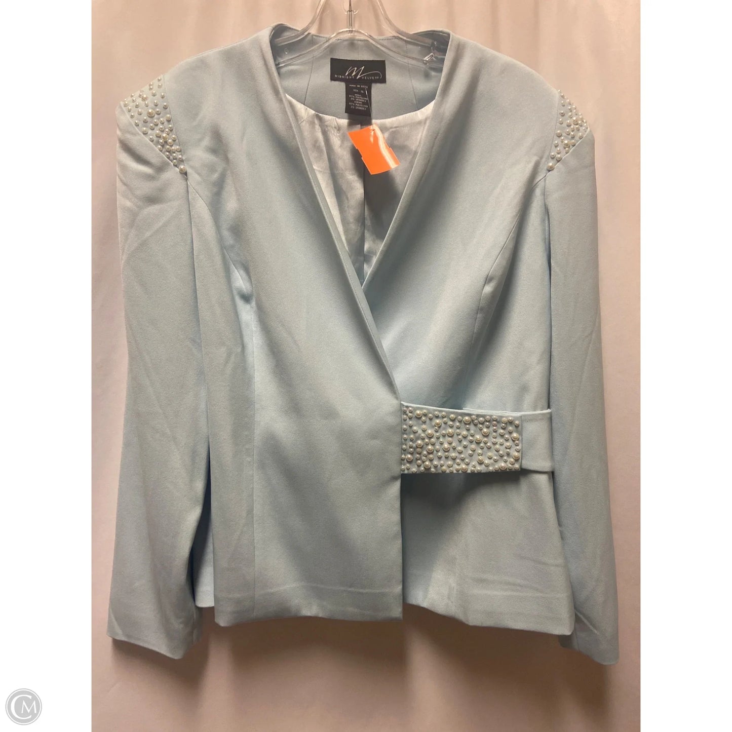Skirt Suit 2pc By Clothes Mentor In Blue, Size: Xl