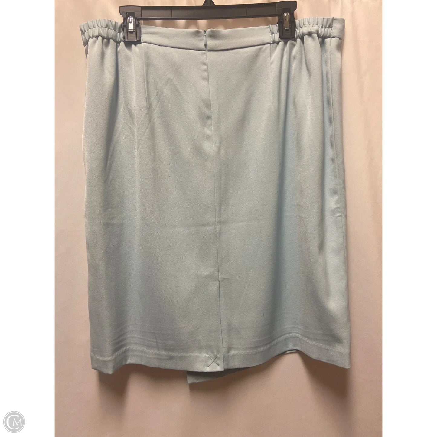 Skirt Suit 2pc By Clothes Mentor In Blue, Size: Xl