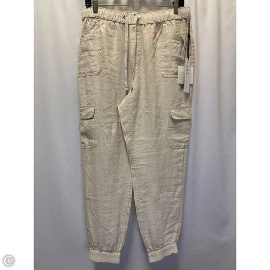 Pants Linen By Nicole By Nicole Miller In Tan, Size: L