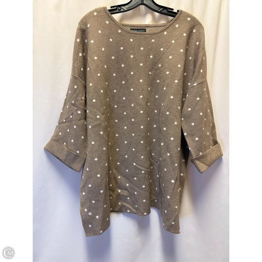 Sweater By Cynthia Rowley In Taupe, Size: 2x