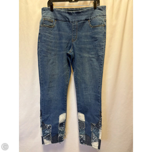 Jeans Straight By Coldwater Creek In Blue Denim, Size: 14