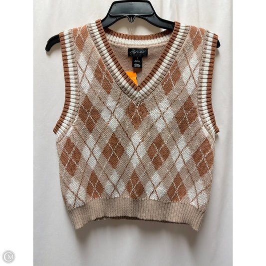 Sweater Short Sleeve By Say What In Copper, Size: L