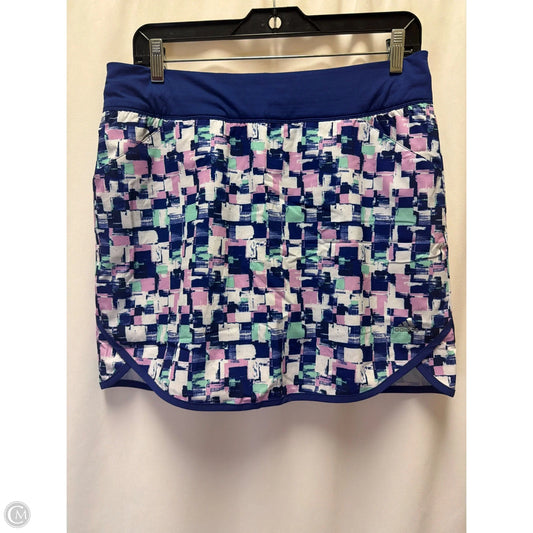 Athletic Skort By Adidas In Purple, Size: S
