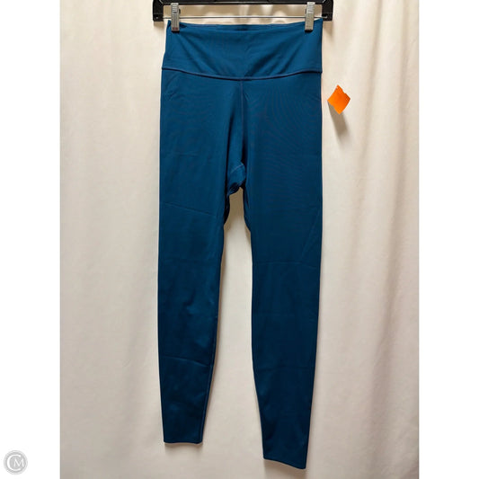 Athletic Leggings By Nike In Aqua, Size: S