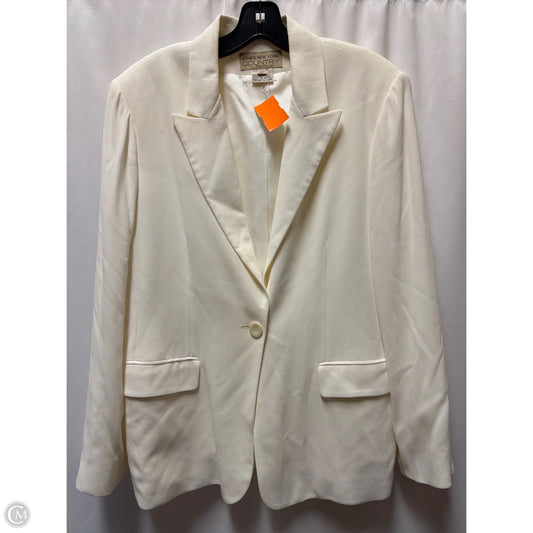 Blazer By Jones New York In White, Size: Xlp