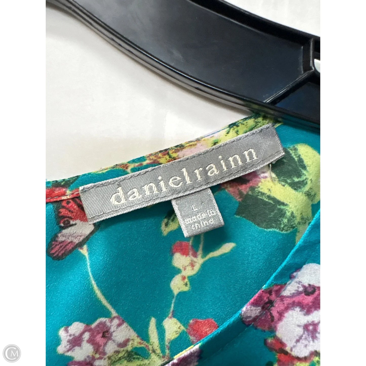 Top Sleeveless By Daniel Rainn In Aqua, Size: L