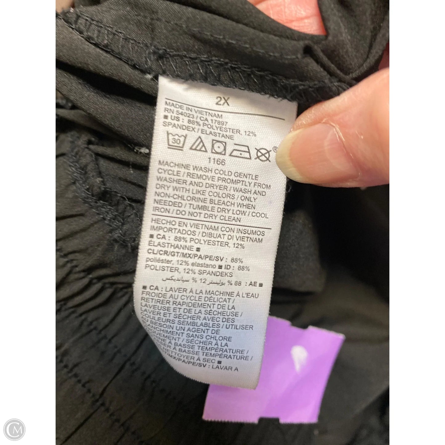 Pants Cargo & Utility By Clothes Mentor In Black, Size: 2x