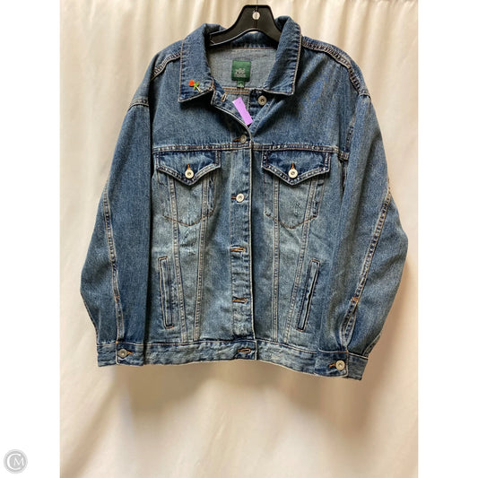 Jacket Denim By Wild Fable In Blue Denim, Size: M