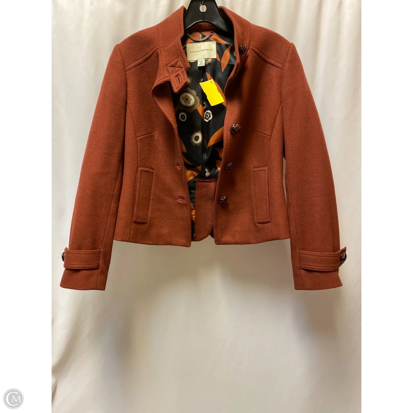 Blazer By Banana Republic In Maroon, Size: Xs