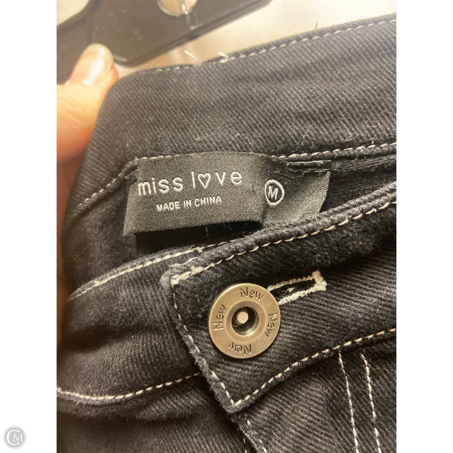 Pants Cargo & Utility By Miss Love In Black, Size: M