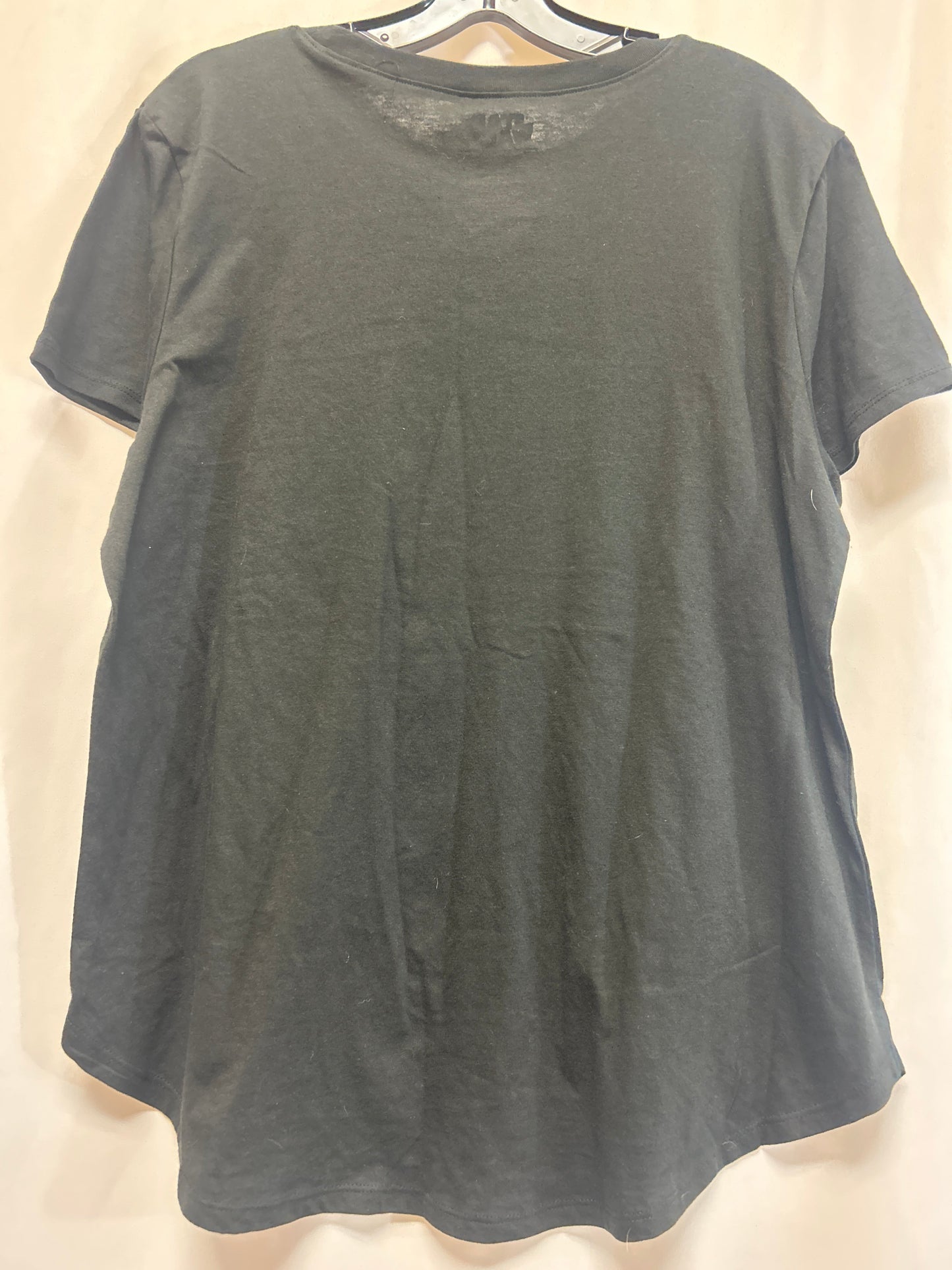 Top Short Sleeve By Fifth Sun In Black, Size: 3x