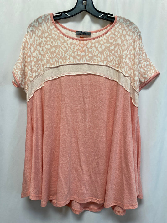 Top Short Sleeve By Clothes Mentor In Pink, Size: S