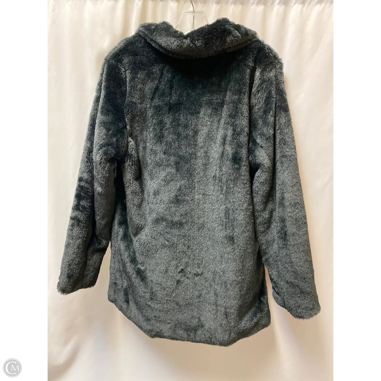 Coat Wool By Clothes Mentor In Black, Size: M