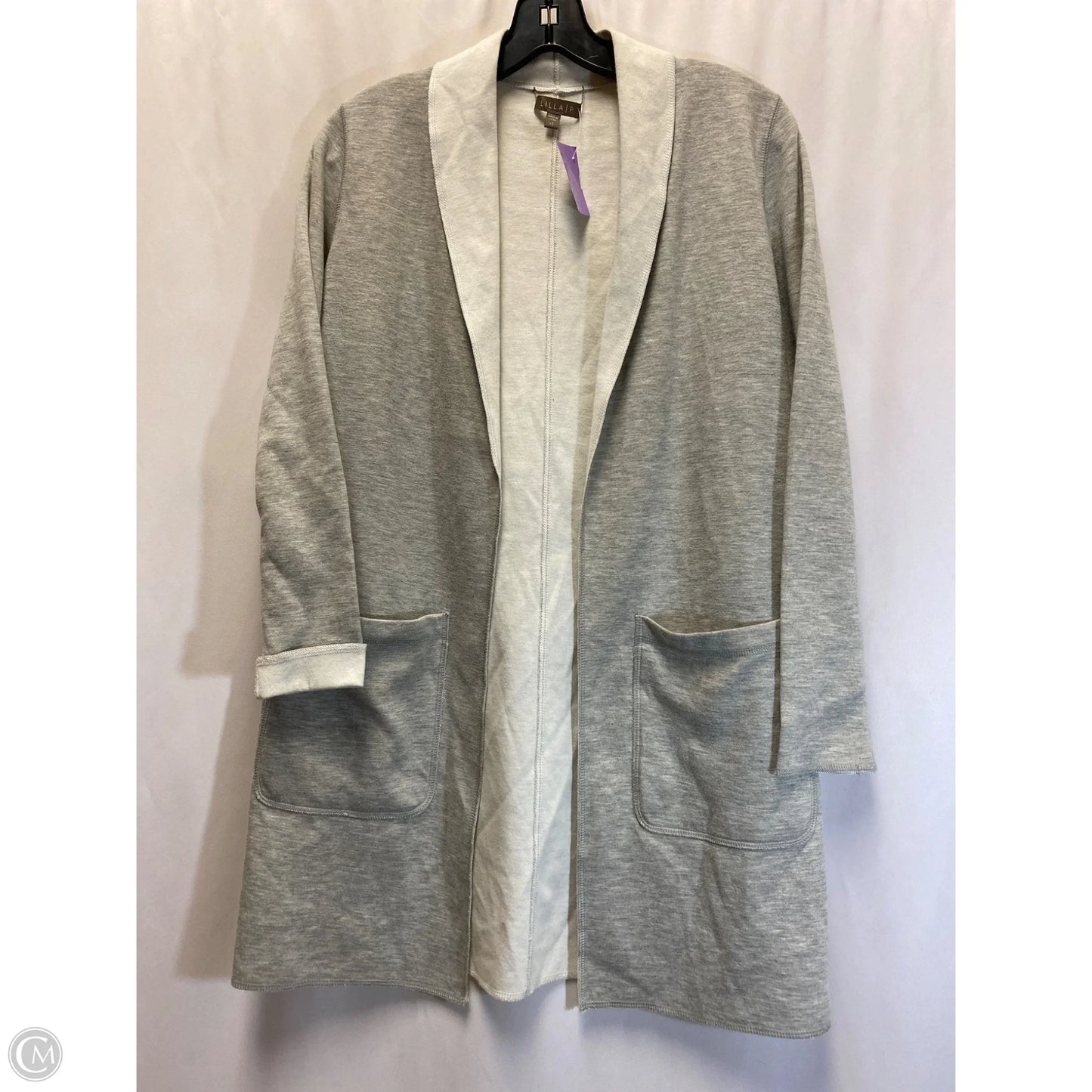 Cardigan By Lilla P In Grey, Size: Xs