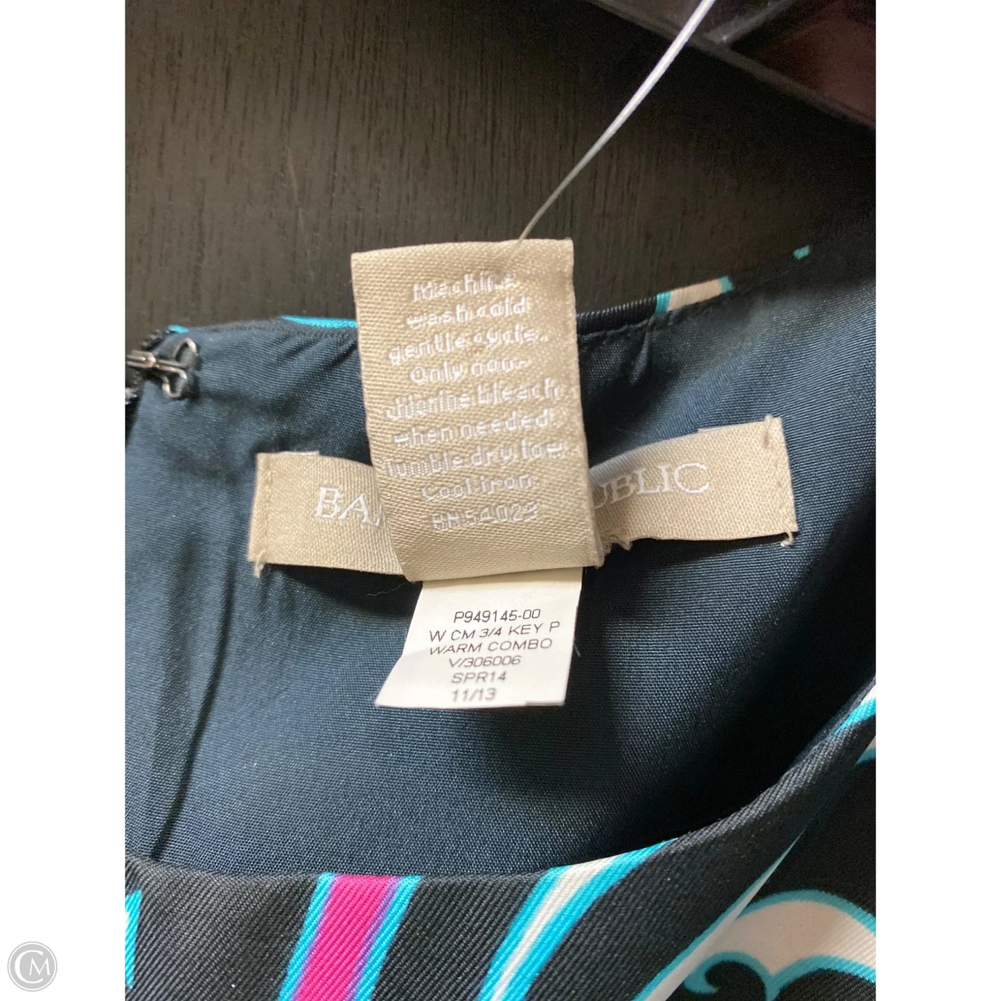 Dress Casual Midi By Banana Republic In Black, Size: 8p