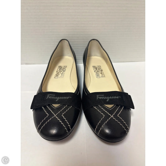 Shoes Flats By Clothes Mentor In Black, Size: 8