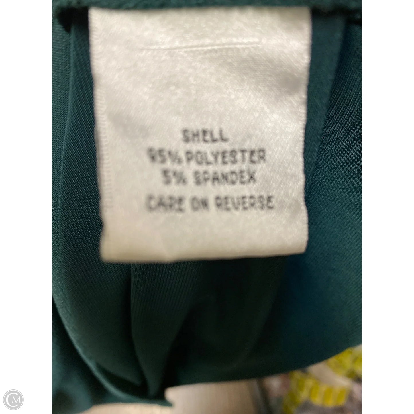 Top Short Sleeve By Calvin Klein In Green, Size: L