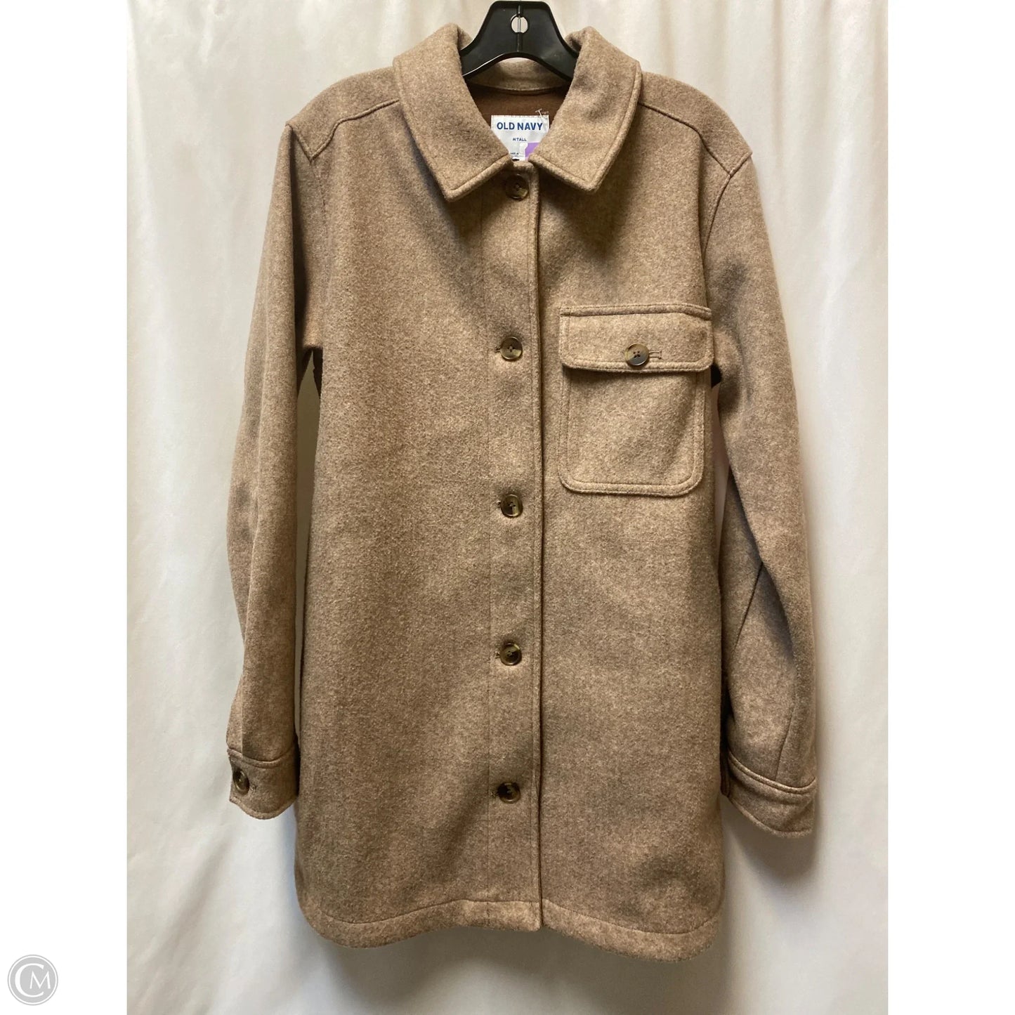Coat Trench Coat By Old Navy In Tan, Size: M