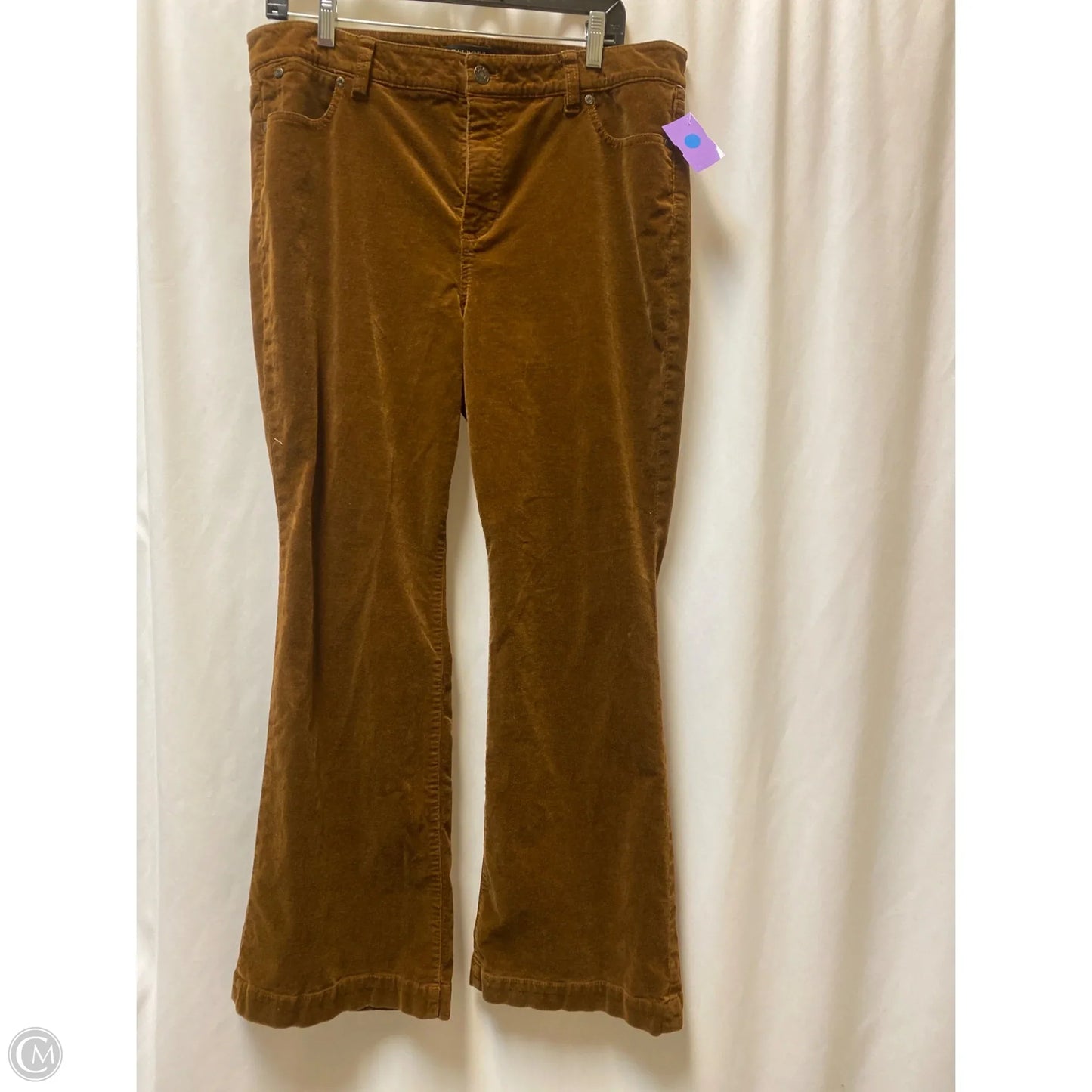 Pants Corduroy By Talbots In Brown, Size: 16