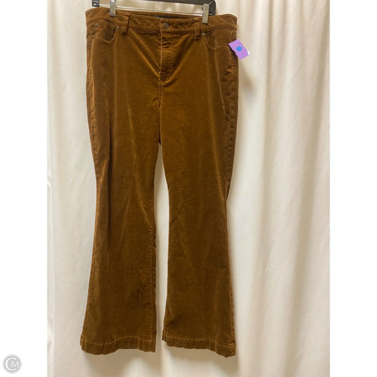 Pants Corduroy By Talbots In Brown, Size: 16