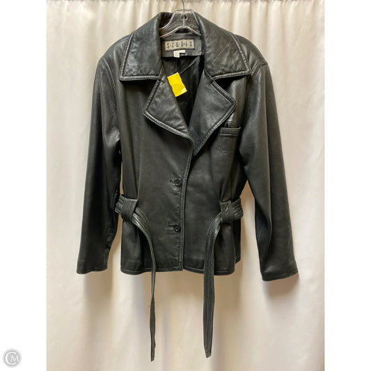 Coat Leather By Sienna Sky In Black, Size: L